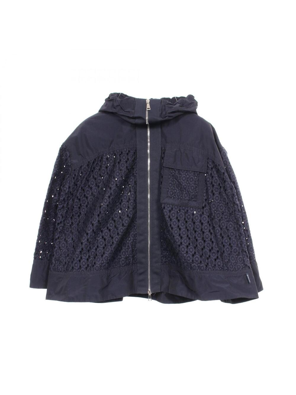 Moncler Obsidienne Floral Lace Hooded #340217M65B